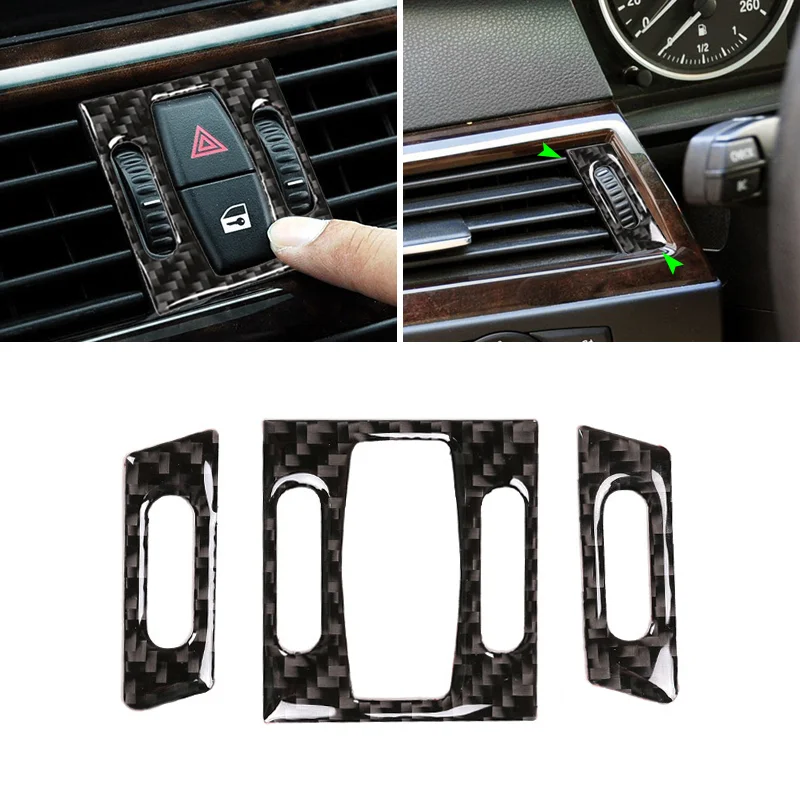 For BMW 5 Series E60 E61 2004 2005 2006 2007 2008 2009 2010 Carbon Fiber Car Interior Center Control Air Vent Outlet Cover Trim
For BMW 5 Series E60 E61 2004 2005 2006 2007 2008 2009 2010 Carbon Fiber Car Interior Center Control Air Vent Outlet Cover Trim