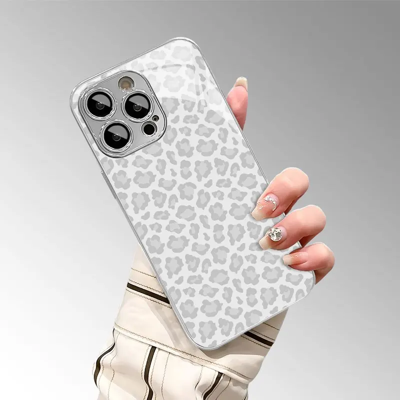 Chic White Leopard fashion phone cases Glass Phone Case For iphone 17 pro max cover for iPhone 17、16、15、14、13、12、11pm Pro Plus
Chic White Leopard fashion phone cases Glass Phone Case For iphone 17 pro max cover for iPhone 17、16、15、14、13、12、11pm Pro Plus