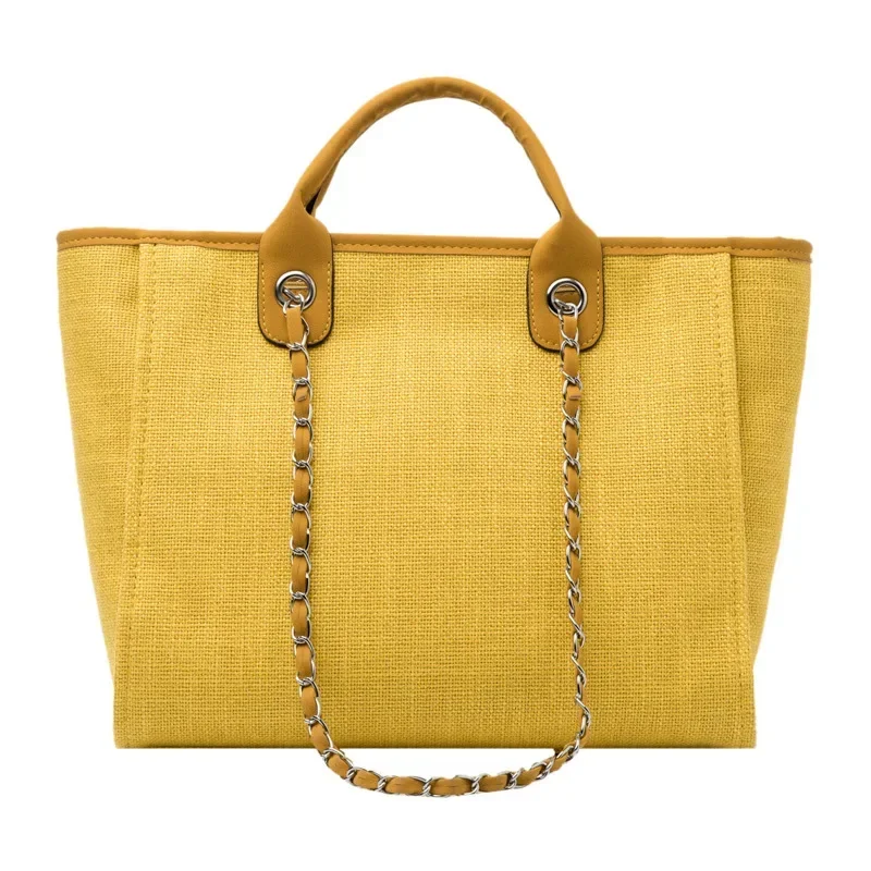 Women's Bag 2023 New Canvas Tote Bag Bucket Bag Fashion Large Capacity Handheld Chain Shoulder Bag Female Travel Shopping Totes
Women's Bag 2023 New Canvas Tote Bag Bucket Bag Fashion Large Capacity Handheld Chain Shoulder Bag Female Travel Shopping Totes