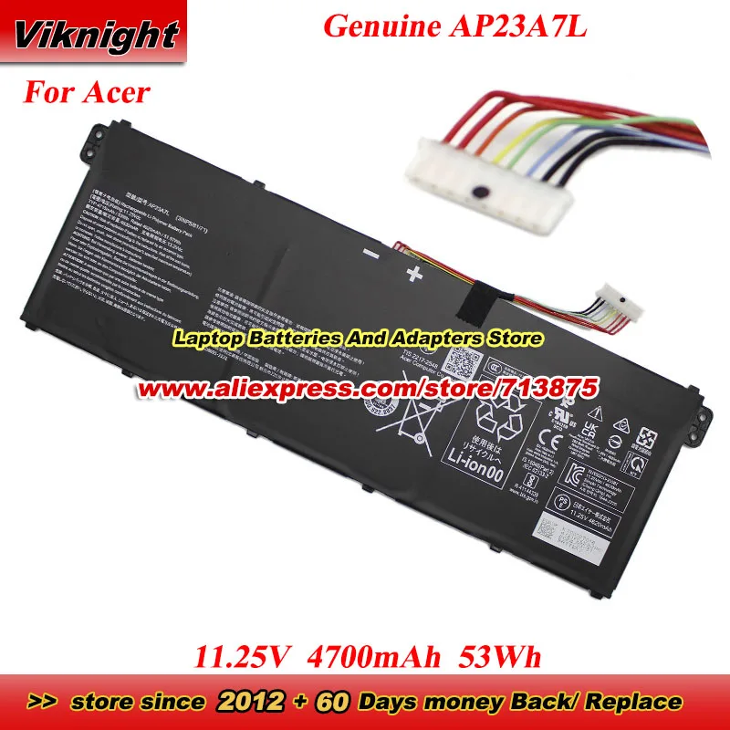 Оригинальный аккумулятор SMP AP23A7L 11,25 В, 4700 мАч, 53 Втч для ACER ASPIRE 15 A15-41M A15-41M-R44Z A15-41M-R5ZH A15-41M-R2RH A15-41M-R9JG
Оригинальный аккумулятор SMP AP23A7L 11,25 В, 4700 мАч, 53 Втч для ACER ASPIRE 15 A15-41M A15-41M-R44Z A15-41M-R5ZH A15-41M-R2RH A15-41M-R9JG