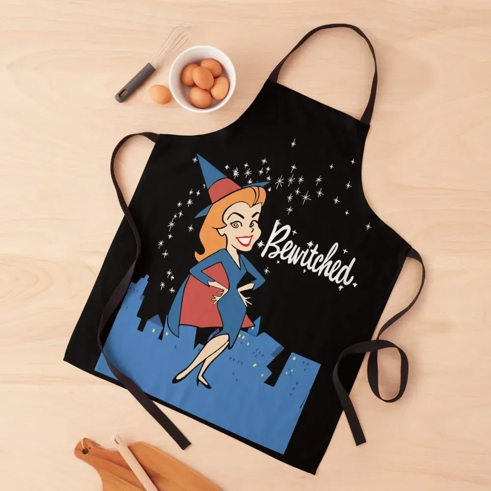 Bewitched Vintage Art Apron Chef Uniform Woman men's barbecue Chef Uniform For Men Funny Apron
Bewitched Vintage Art Apron Chef Uniform Woman men's barbecue Chef Uniform For Men Funny Apron