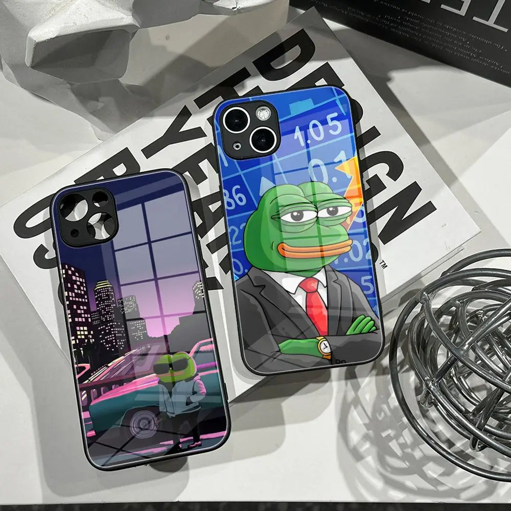 Funny Pepe Frog Meme Print Phone Case Tempered Glass Shell FOR IPhone 16ProMAX 14 12 17Pro Air 15 16 Plus 13 Pro MAX Cover
Funny Pepe Frog Meme Print Phone Case Tempered Glass Shell FOR IPhone 16ProMAX 14 12 17Pro Air 15 16 Plus 13 Pro MAX Cover