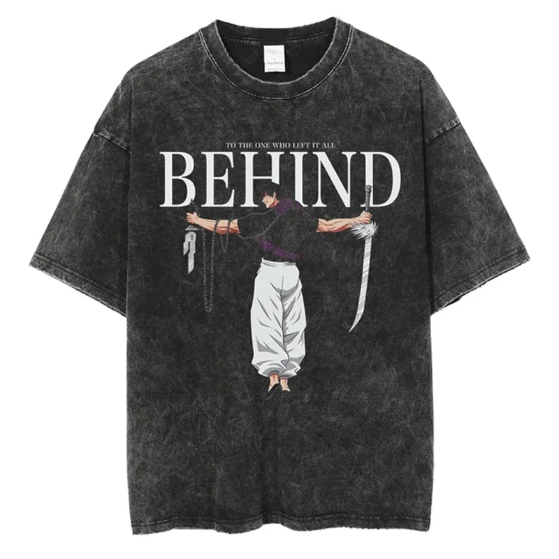 2025 Summer Washed T Shirt Anime Graphic Print Streetwear Vintage Oversized T-Shirt Men Fashion Cotton Top Tee Black Tshirt
2025 Summer Washed T Shirt Anime Graphic Print Streetwear Vintage Oversized T-Shirt Men Fashion Cotton Top Tee Black Tshirt