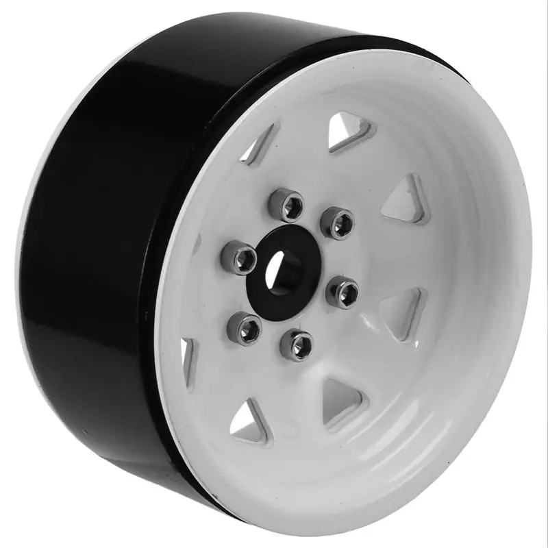 A48U 4PCS Metal Beadlock 1.9 Wheel Rim Wheel Hub Triangular Hole for 1/10 RC Crawler Car Traxxas TRX4 D90 Axial SCX10,White
A48U 4PCS Metal Beadlock 1.9 Wheel Rim Wheel Hub Triangular Hole for 1/10 RC Crawler Car Traxxas TRX4 D90 Axial SCX10,White