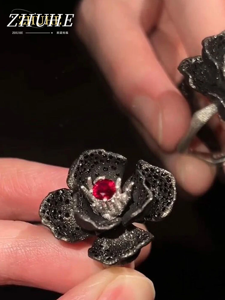 Antique Dark Floral Red Central Gemstone Open Band Ring Jewelry Accessories For Men For Women Copper Alloy Material Victorian Da
Antique Dark Floral Red Central Gemstone Open Band Ring Jewelry Accessories For Men For Women Copper Alloy Material Victorian Da