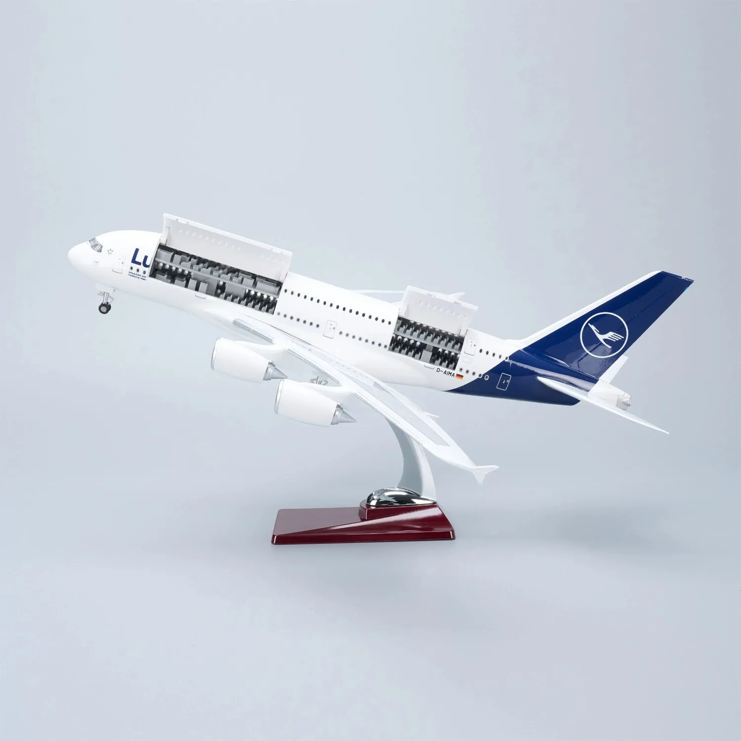 Diecast Model New Lufthansa A380 Airways Openable Cabin Door Airplane With Light Airline Collection Aircraft Display Gifts
Diecast Model New Lufthansa A380 Airways Openable Cabin Door Airplane With Light Airline Collection Aircraft Display Gifts