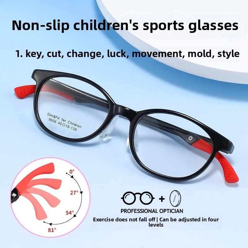 DIKELANG Youth and Children Prevention and Control Glasses Sports Non-slip Adjustable Temple Glasses Frame Men and Women
DIKELANG Youth and Children Prevention and Control Glasses Sports Non-slip Adjustable Temple Glasses Frame Men and Women