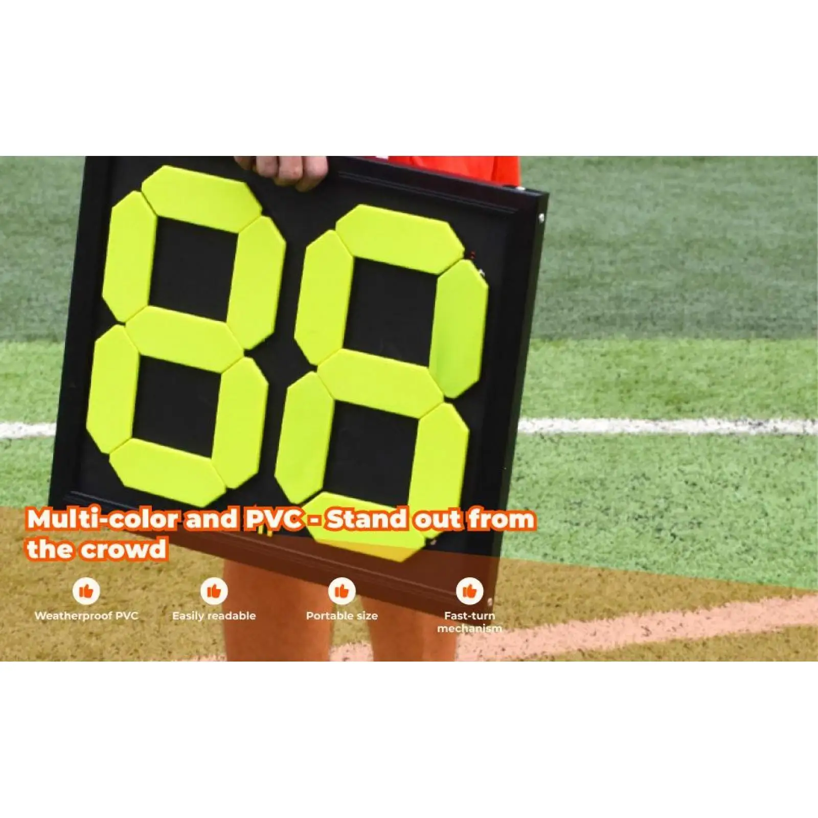 Portable Manual Scoreboard Water Resistant Score Keeper for Basketball Tennis Volleyball
Portable Manual Scoreboard Water Resistant Score Keeper for Basketball Tennis Volleyball
