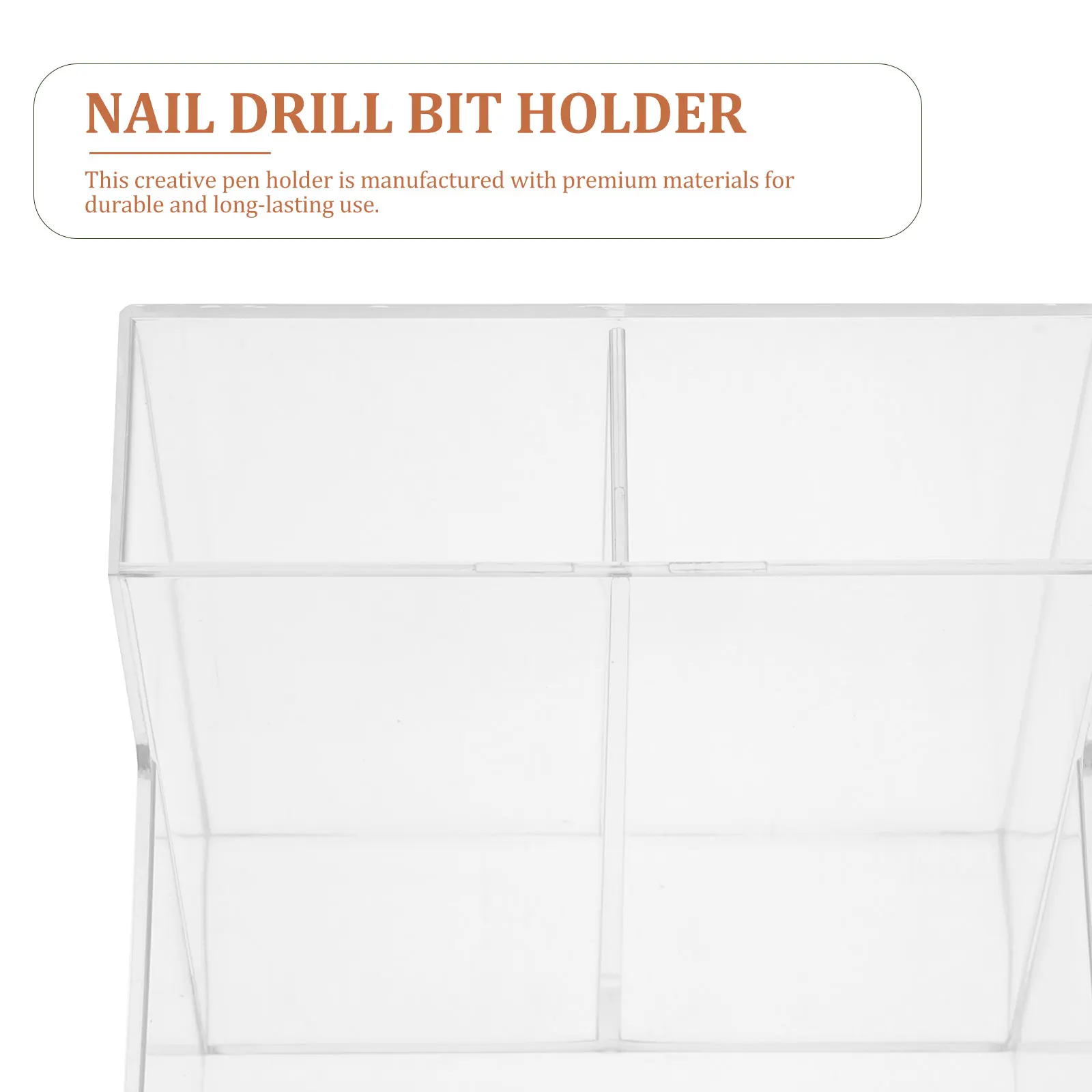 Acrylic Desktop ganizer Transparent Tool Container Case Grinding Head Storage Box Small Bins Nail Drill Bit Holder Home
Acrylic Desktop ganizer Transparent Tool Container Case Grinding Head Storage Box Small Bins Nail Drill Bit Holder Home