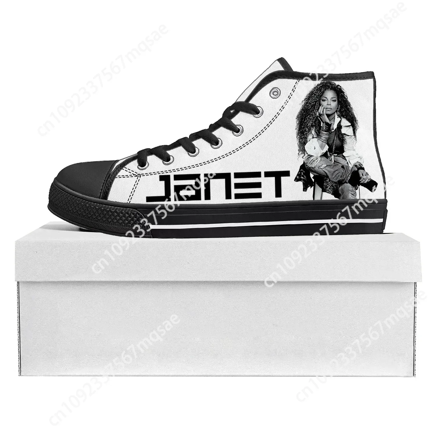 Janet Jackson Singer High Top High Quality Sneakers Mens Womens Teenager Canvas Sneaker Casual Couple Shoes Custom Shoe Black
Janet Jackson Singer High Top High Quality Sneakers Mens Womens Teenager Canvas Sneaker Casual Couple Shoes Custom Shoe Black