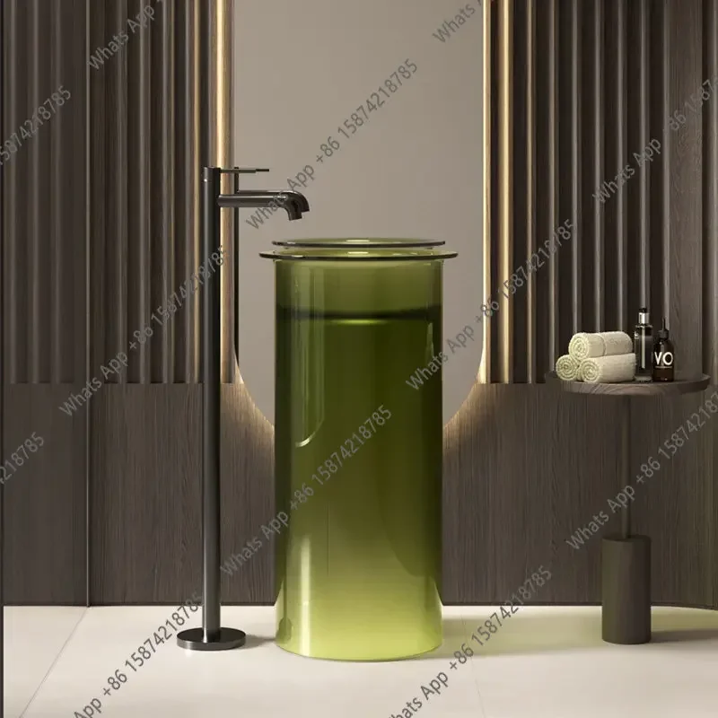 T-Y X Art Transparent Resin Washbasin Floor-to-ceiling Column Basin Hotel Homestay Bathroom Washbasin
T-Y X Art Transparent Resin Washbasin Floor-to-ceiling Column Basin Hotel Homestay Bathroom Washbasin
