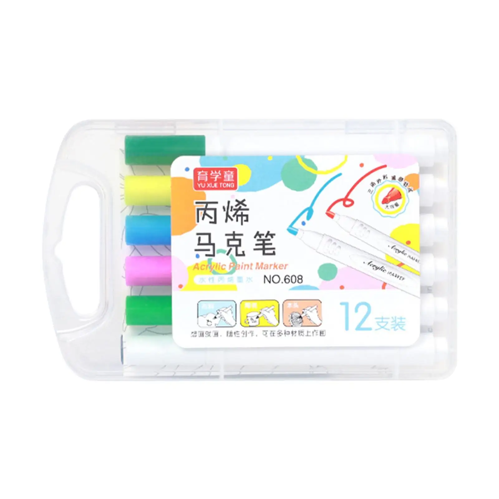 Acrylic Paint Markers for Kids Adults Art Markers Colored Pens Drawing Markers for Wood Glass Window Metal Ceramic Surfaces
Acrylic Paint Markers for Kids Adults Art Markers Colored Pens Drawing Markers for Wood Glass Window Metal Ceramic Surfaces