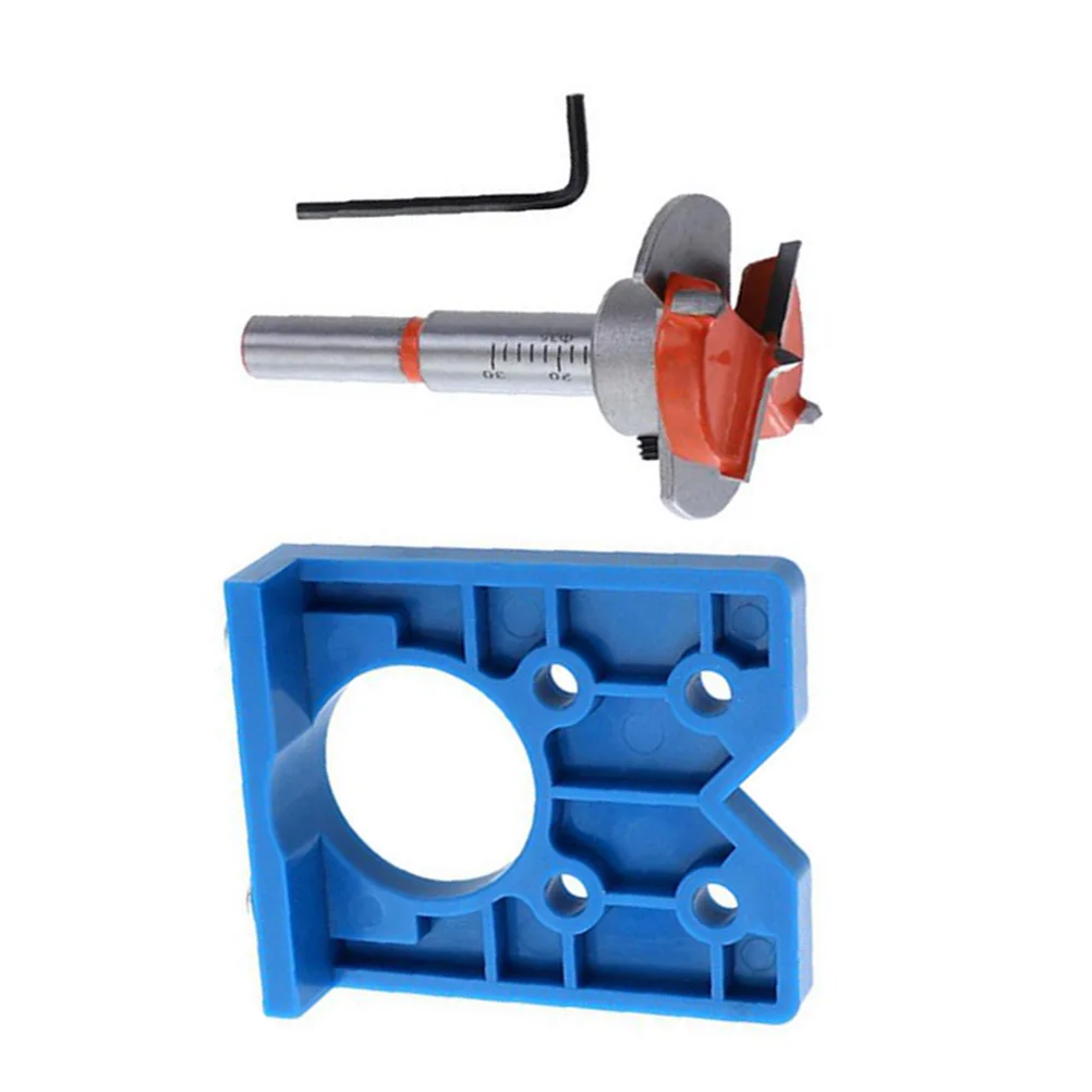 Hinge Drill Bit Locator 35mm Aperture Movable Depth Limiter Woodworking Hole Puncher Alloy Boring Tools Guide Set Concealed Jig
Hinge Drill Bit Locator 35mm Aperture Movable Depth Limiter Woodworking Hole Puncher Alloy Boring Tools Guide Set Concealed Jig