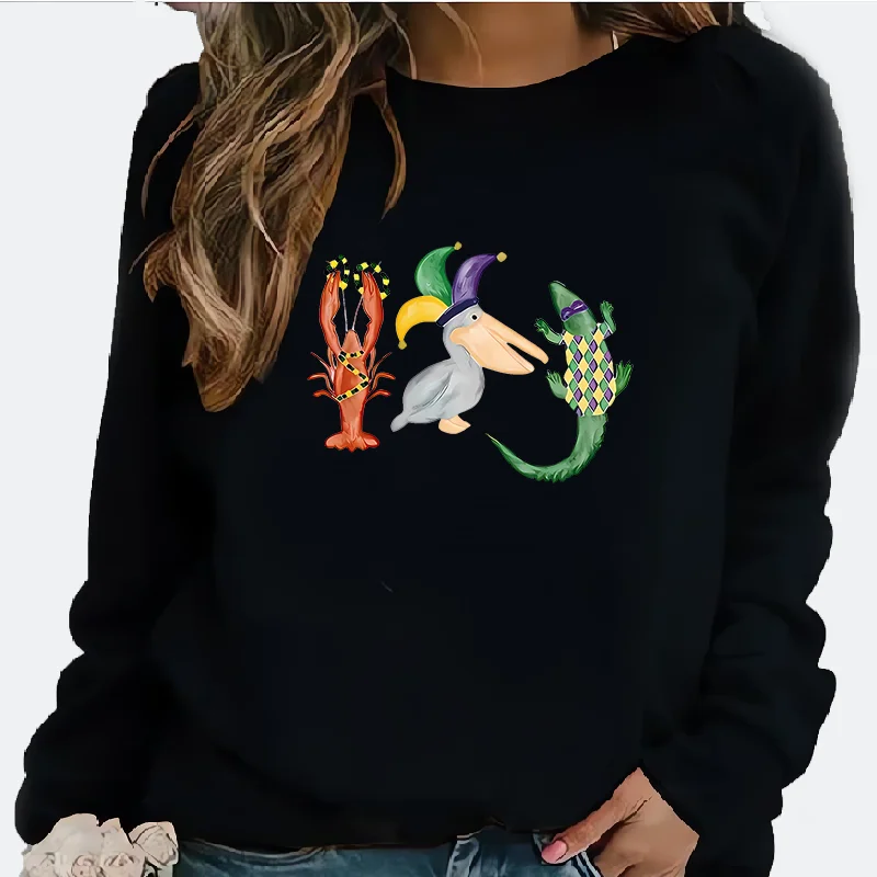 Fashion Carnival Atmosphere Crewneck Hoodie Lors English Letters Hoodie for Ladies Sweatshirt Streetwear Women Sweatshirts
Fashion Carnival Atmosphere Crewneck Hoodie Lors English Letters Hoodie for Ladies Sweatshirt Streetwear Women Sweatshirts