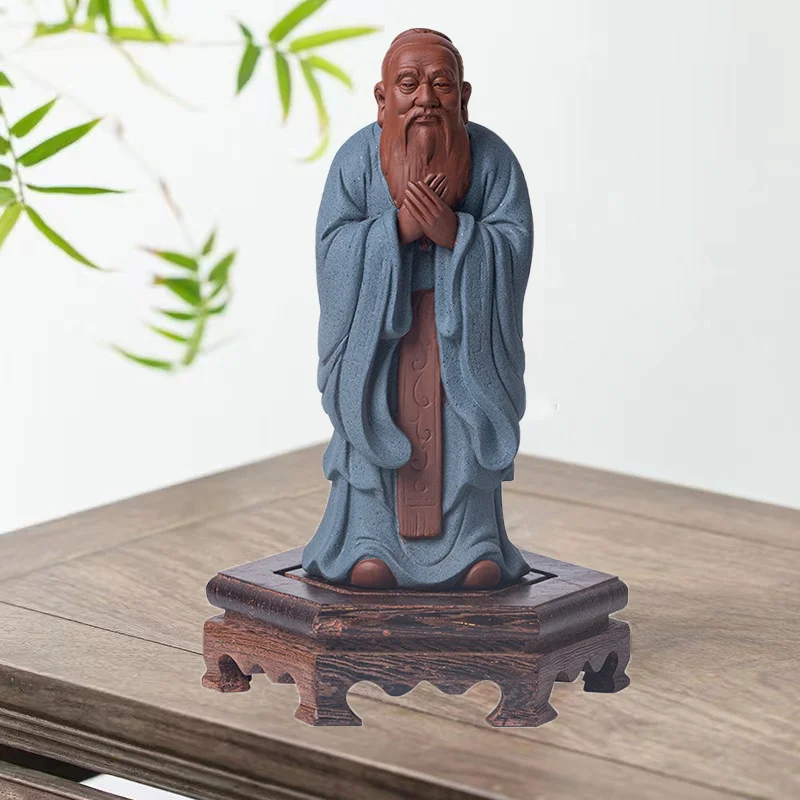 Ceramics Confucian School Confucius Kongzi Characters Statues, Handmade Meditating Sculpture Home Room Office Decoration Statue
Ceramics Confucian School Confucius Kongzi Characters Statues, Handmade Meditating Sculpture Home Room Office Decoration Statue