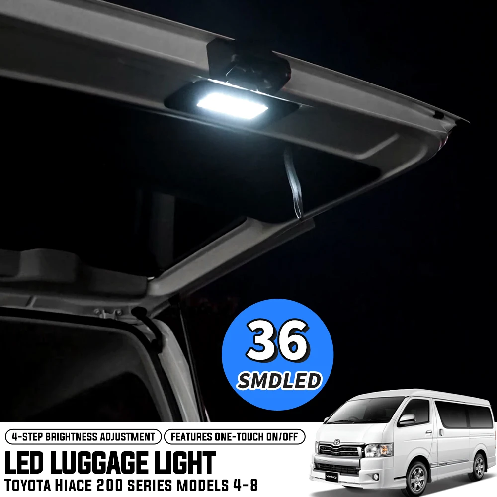 LED Trunk Light for Toyota HiAce 200 series 2013-2026 Back door Tailgate Light Luggage Light Expansion Kits Accessories
LED Trunk Light for Toyota HiAce 200 series 2013-2026 Back door Tailgate Light Luggage Light Expansion Kits Accessories