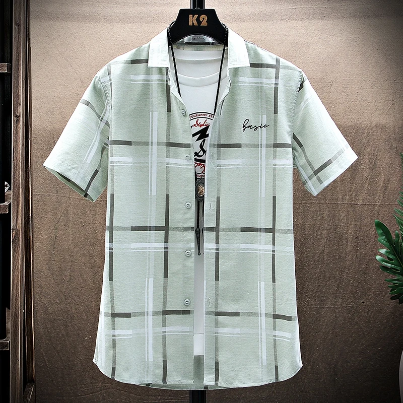 Casual Short Sleeve Shirt Men's Streetwear Fashion Blouse Streetdress Hombre Male Clothing Spring Summer Camisa Men's Shirts New
Casual Short Sleeve Shirt Men's Streetwear Fashion Blouse Streetdress Hombre Male Clothing Spring Summer Camisa Men's Shirts New