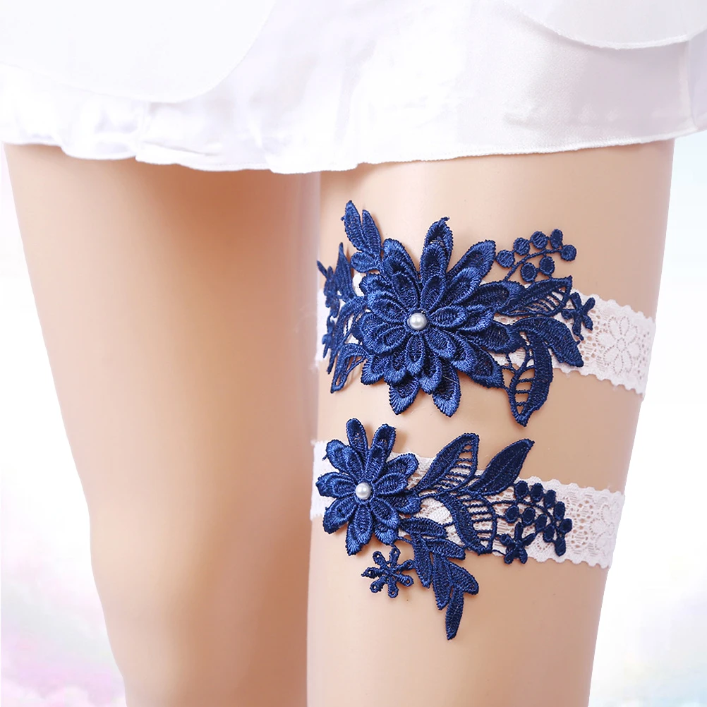 1 Pair Bridal Lace Garter Wedding Elegant Adjustable Sock Band Navy Blue Floral Bridal Garters Wedding Party Sock Accessory
1 Pair Bridal Lace Garter Wedding Elegant Adjustable Sock Band Navy Blue Floral Bridal Garters Wedding Party Sock Accessory