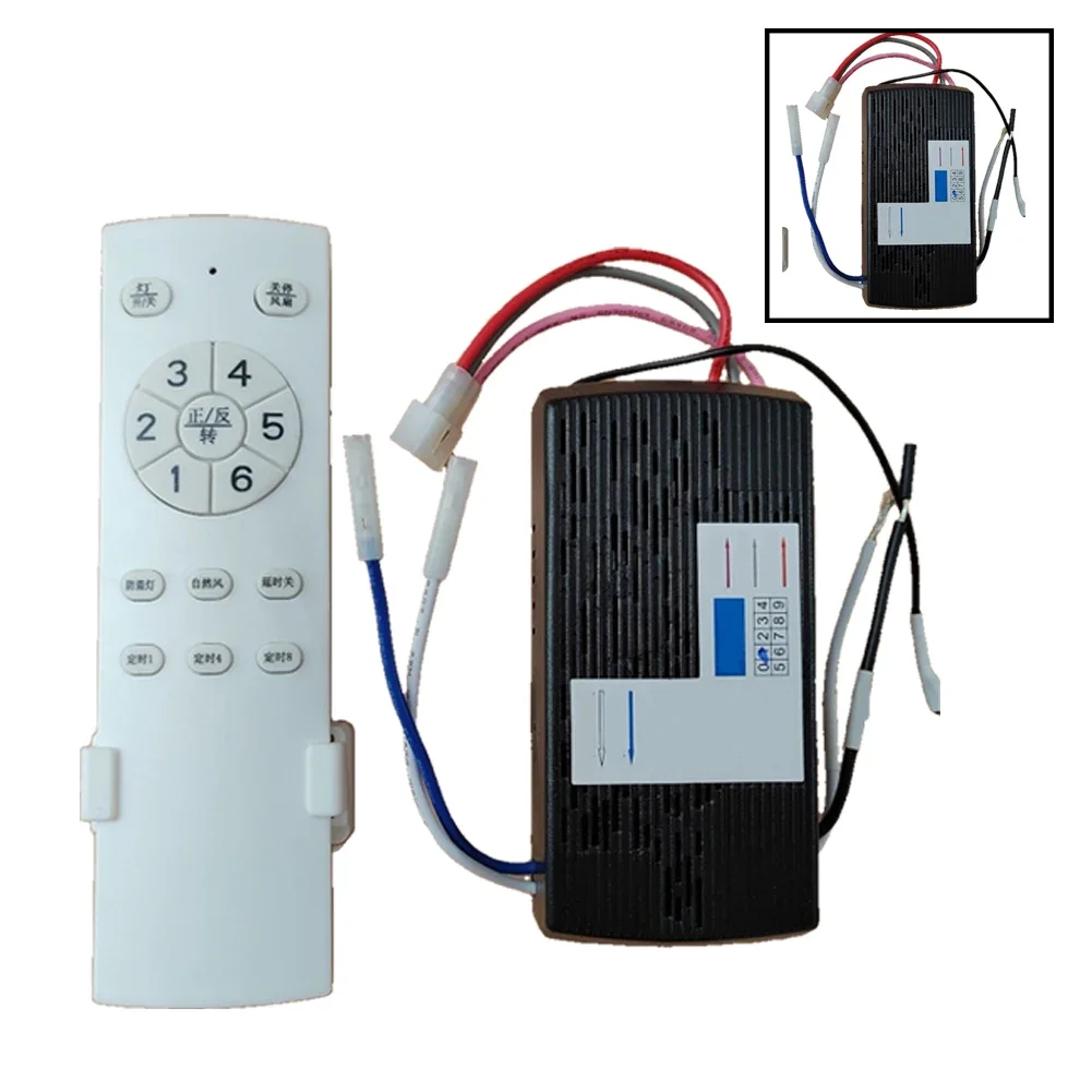 1Pcs Light Frequency Conversion 6-Speed Regulation Remote Control With Receiver Remote Control Fan Controller
1Pcs Light Frequency Conversion 6-Speed Regulation Remote Control With Receiver Remote Control Fan Controller