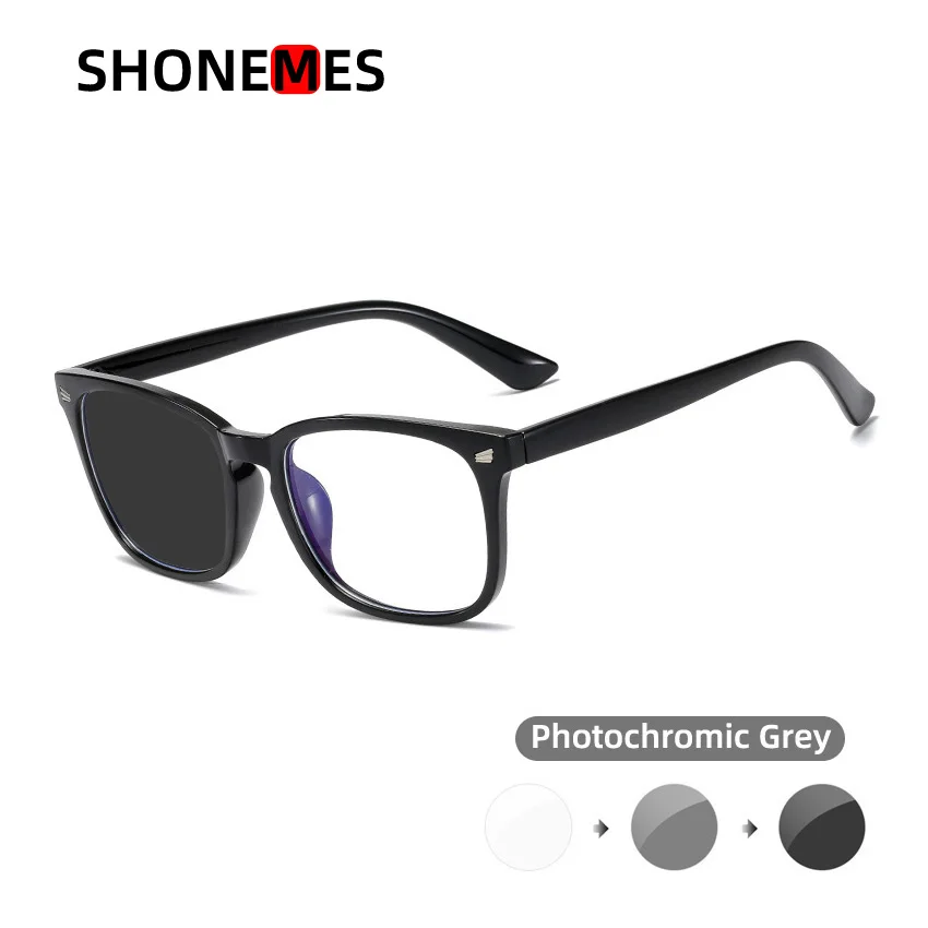 Shonemes Photochromic Grey Men Glasses Classic Square Women Eyeglasses Black Tortoise Optical Anti Blue Light Computer Eyewear
Shonemes Photochromic Grey Men Glasses Classic Square Women Eyeglasses Black Tortoise Optical Anti Blue Light Computer Eyewear