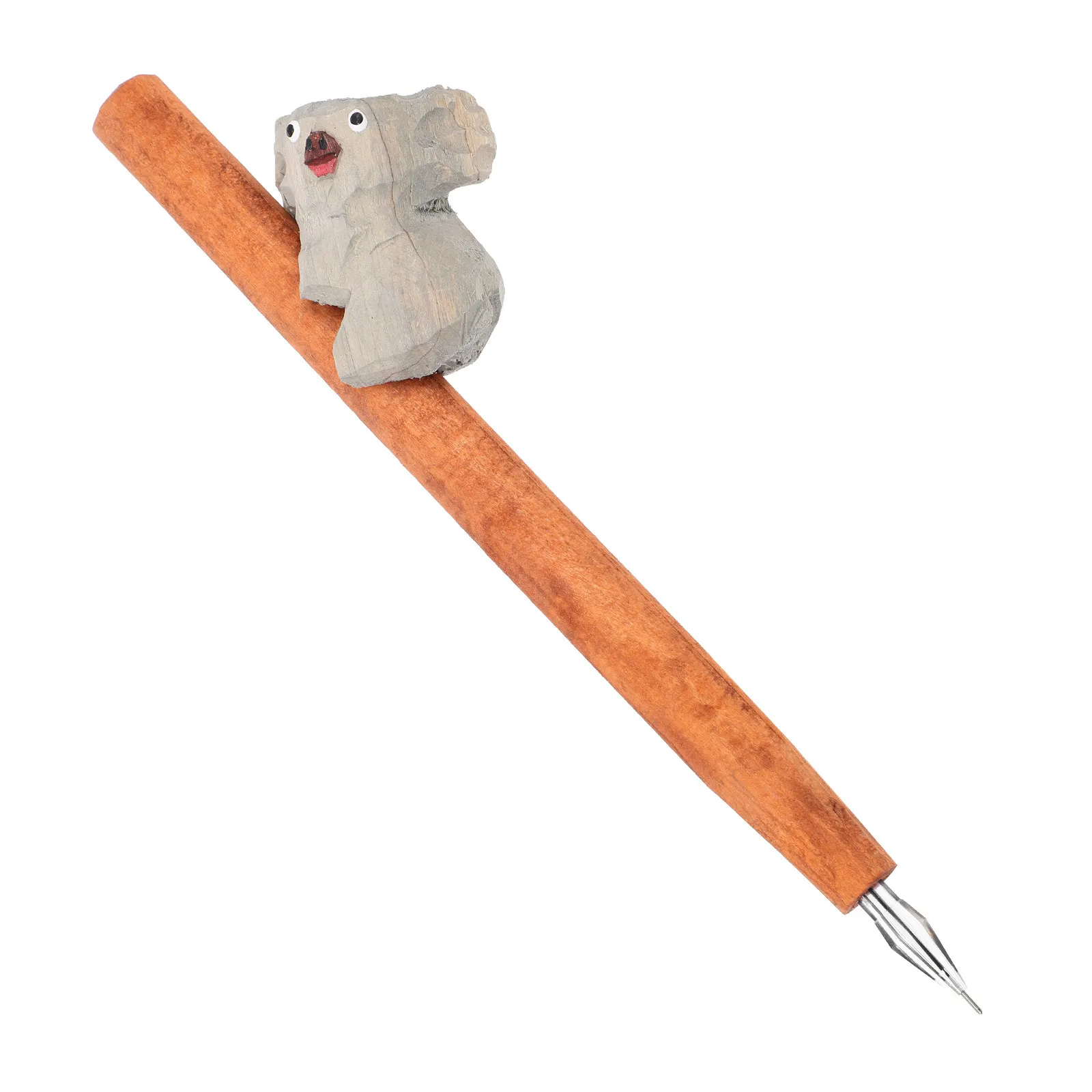 Lovely Wooden Ballpoint Pen with Sloth Carving Design Smooth Writing Ink Ideal for Students Kids Artists Coloring Books Crafting
Lovely Wooden Ballpoint Pen with Sloth Carving Design Smooth Writing Ink Ideal for Students Kids Artists Coloring Books Crafting