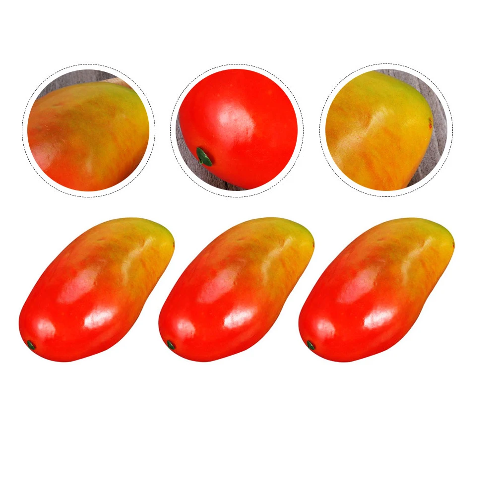 4 Pcs Simulated Mango Decoration Fake Fruit Decorations Fruits Model Artificial for Toy
4 Pcs Simulated Mango Decoration Fake Fruit Decorations Fruits Model Artificial for Toy