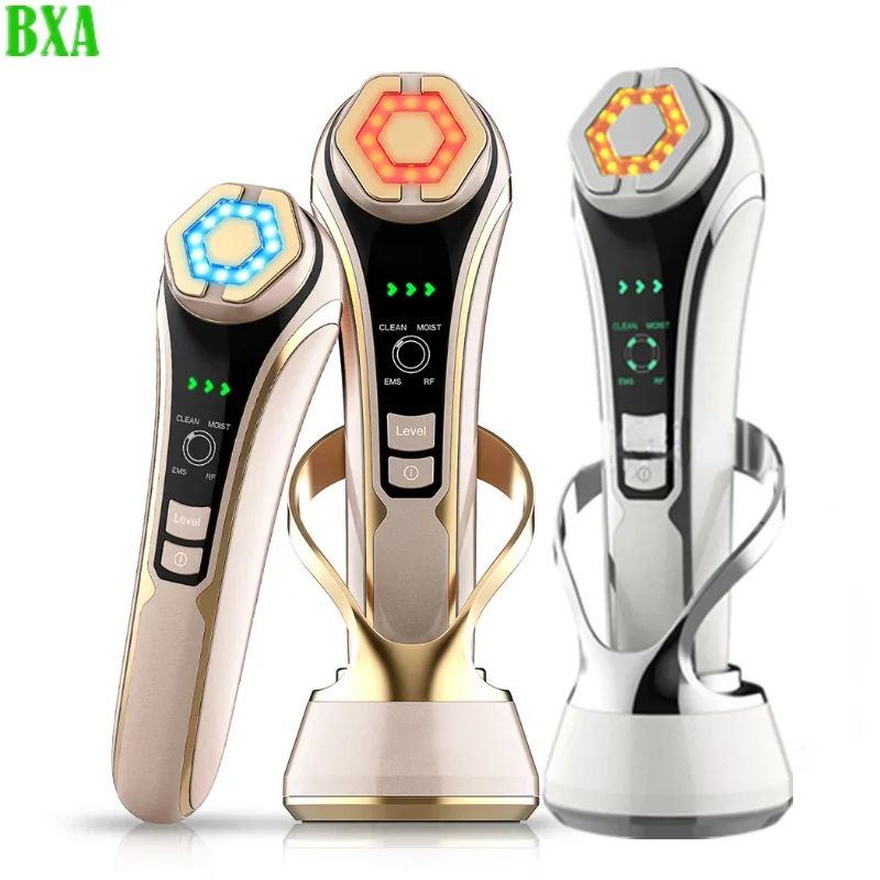Face Skin Care EMS Facial Lifting Massager LED Photon Wrinkle Remover Hot Compress 1200Hz Vibration Anti-aging Device
Face Skin Care EMS Facial Lifting Massager LED Photon Wrinkle Remover Hot Compress 1200Hz Vibration Anti-aging Device