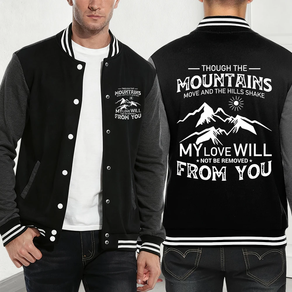 Mountain Love Will From You Принты Бейсбольное пальто Мужские зимние куртки с карманами Флисовые теплые свободные топы Повседневная спортивная мужская одежда
Mountain Love Will From You Принты Бейсбольное пальто Мужские зимние куртки с карманами Флисовые теплые свободные топы Повседневная спортивная мужская одежда