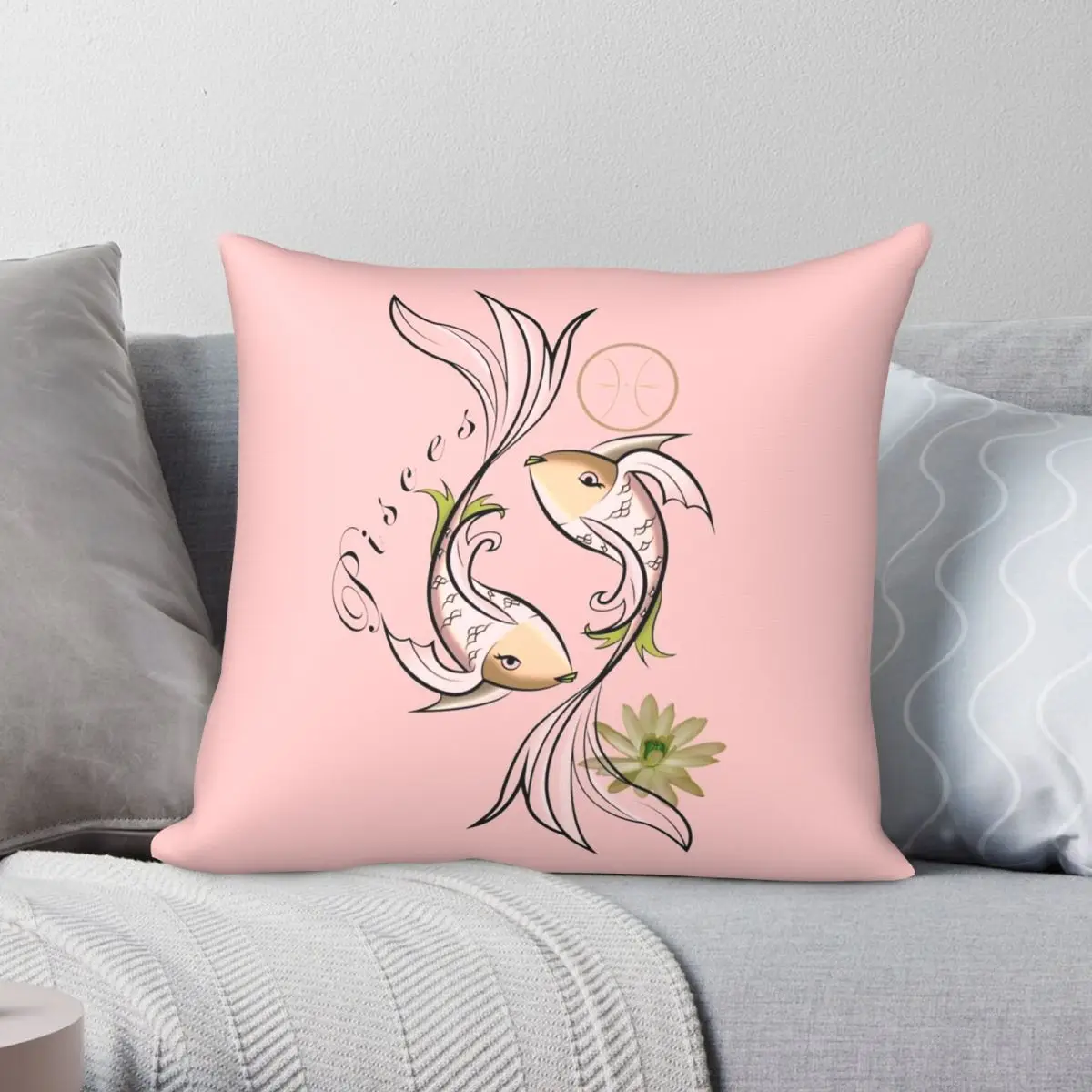 Beautiful Pisces Square Pillowcase Polyester LinenPrinted Zip Decor Throw Pillow Case Room Cushion Cover 45x45
Beautiful Pisces Square Pillowcase Polyester LinenPrinted Zip Decor Throw Pillow Case Room Cushion Cover 45x45