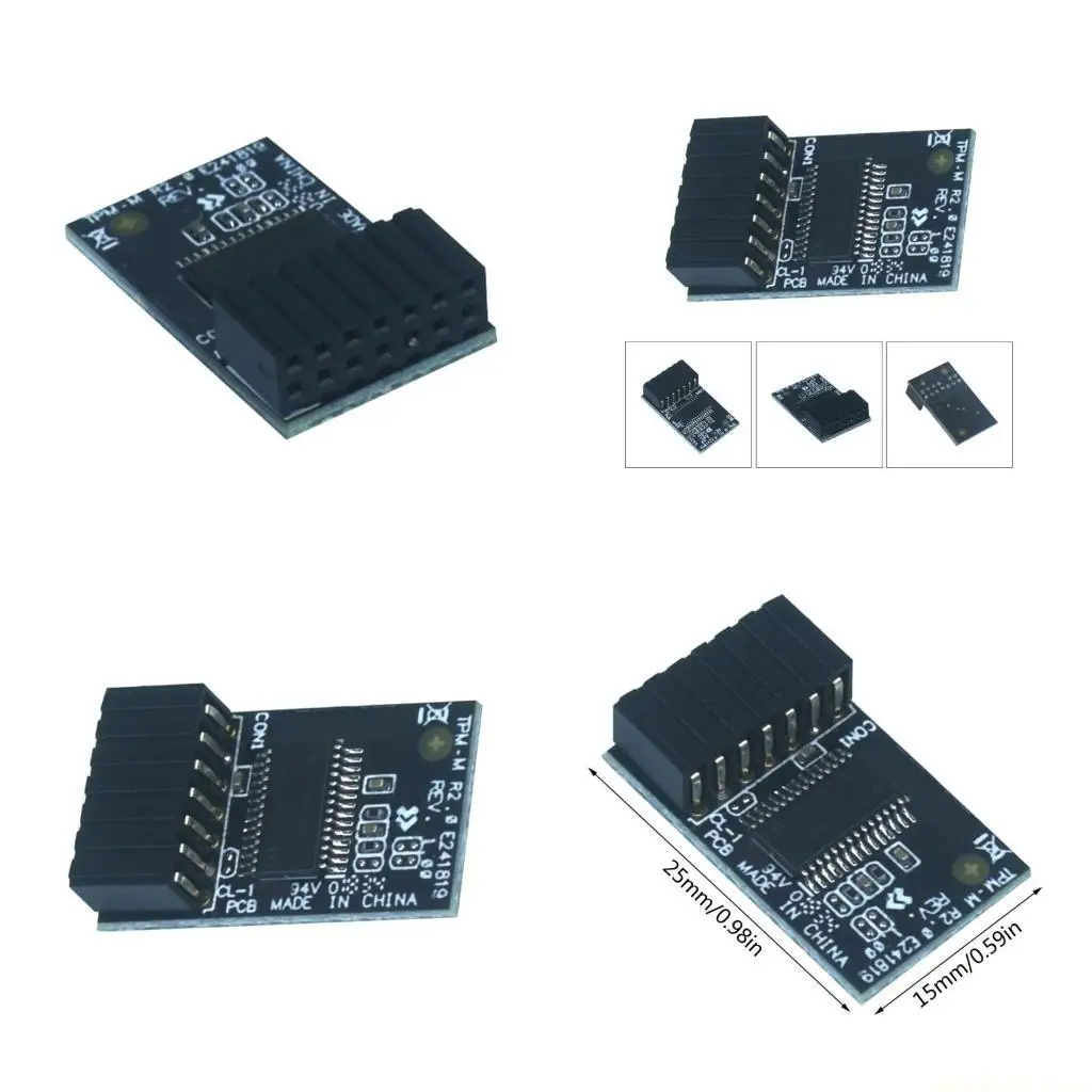 TPM R2.0 14-1 Pin TPM Module Enhances Security for System Mainboards