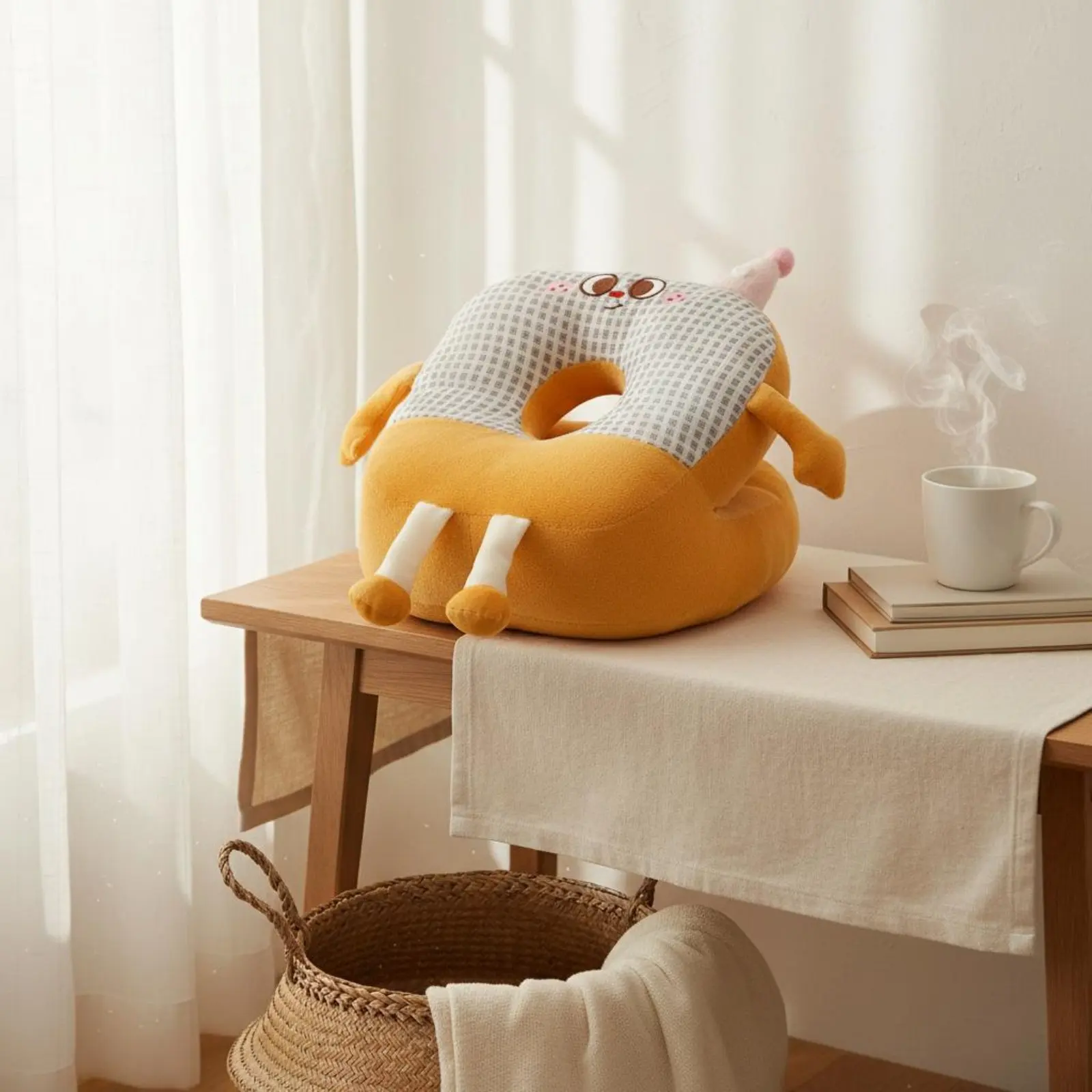 Donut Rest Pillow Soft Skin-Gentle Material Desk Resting Pillow Hollow Desk Pillow Breathable Cartoon Character Pillow
Donut Rest Pillow Soft Skin-Gentle Material Desk Resting Pillow Hollow Desk Pillow Breathable Cartoon Character Pillow