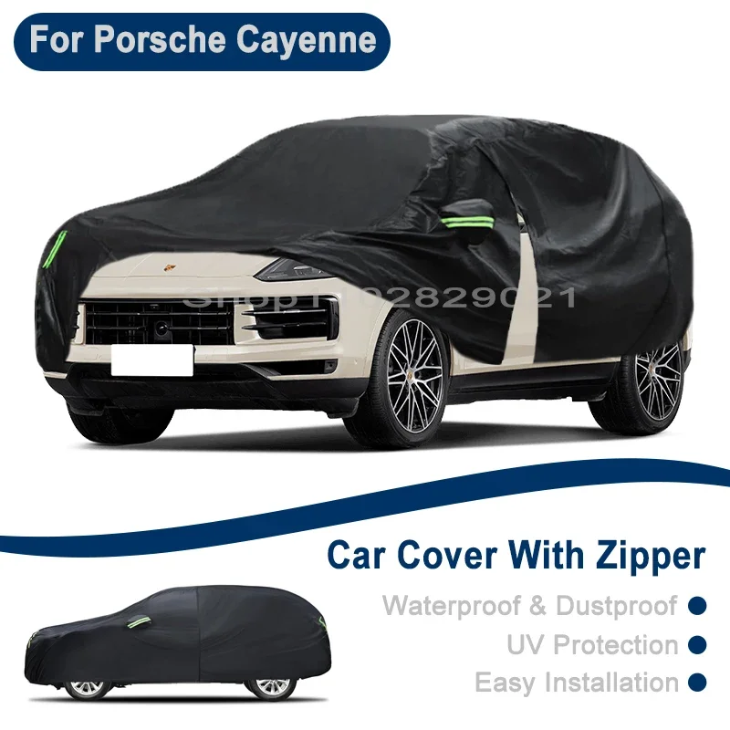 Outdoor Full Vehicle Cover For Porsche Cayenne - Side Zipper Design, Waterproof Dustproof Sun Protection Car Cover
Outdoor Full Vehicle Cover For Porsche Cayenne - Side Zipper Design, Waterproof Dustproof Sun Protection Car Cover