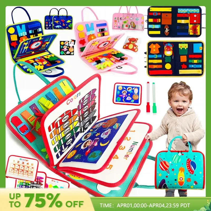 2 pages children Montessori dressing early educational busy board Toddlers Sensory Toy Travel Activities for boys girls gift toy
2 pages children Montessori dressing early educational busy board Toddlers Sensory Toy Travel Activities for boys girls gift toy