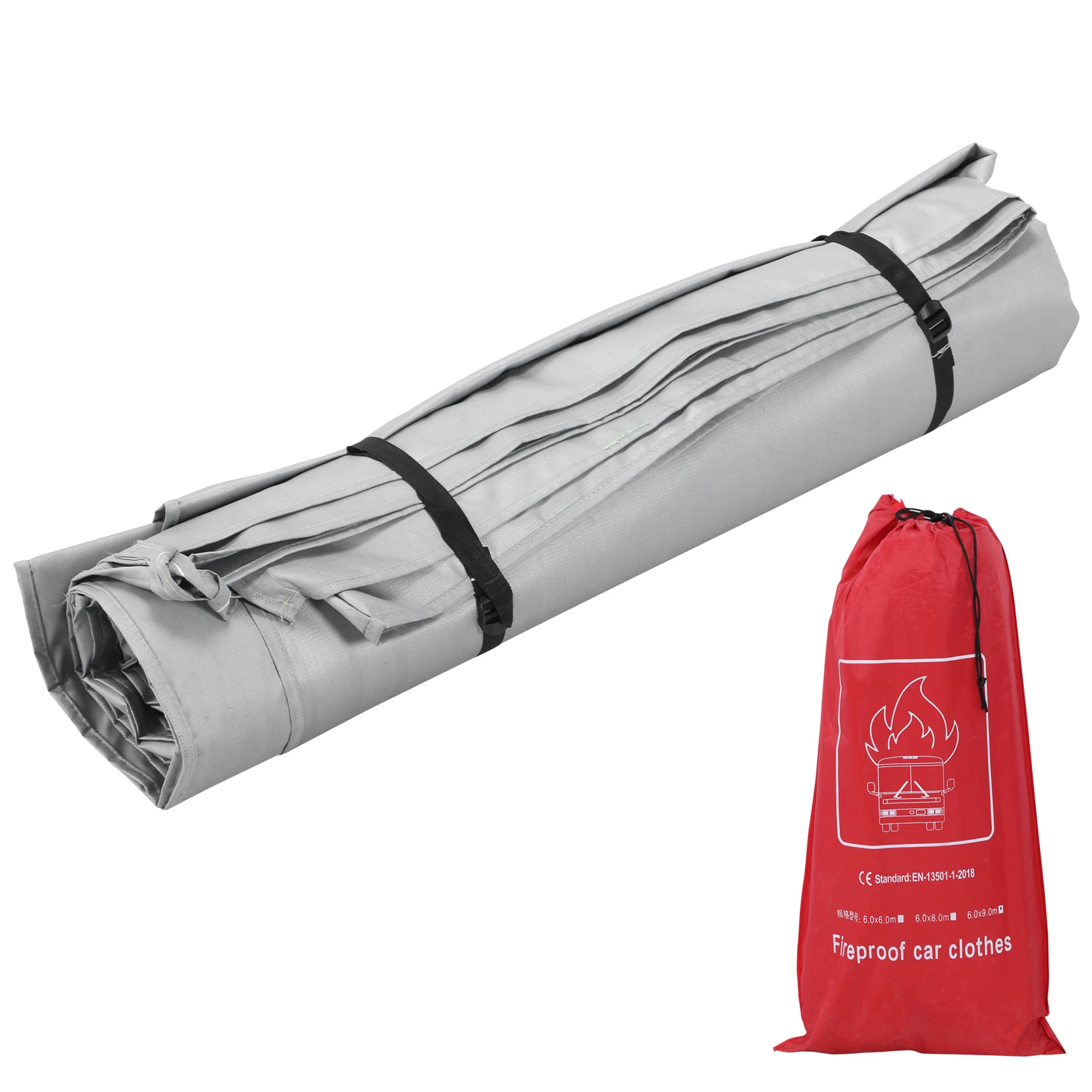 Emergency Fire Suppression Blanket Reusable Parking Safety Fire Cover Silicone Coated for EV Battery & Engine Fires
Emergency Fire Suppression Blanket Reusable Parking Safety Fire Cover Silicone Coated for EV Battery & Engine Fires