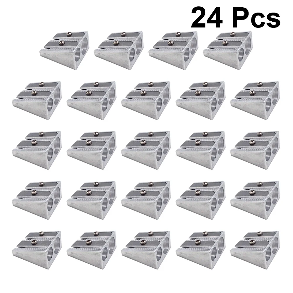 Stainless Steel Mini Pencil Sharpener Double Hole School Stationery Silver Metal Sharpener For Office
Stainless Steel Mini Pencil Sharpener Double Hole School Stationery Silver Metal Sharpener For Office