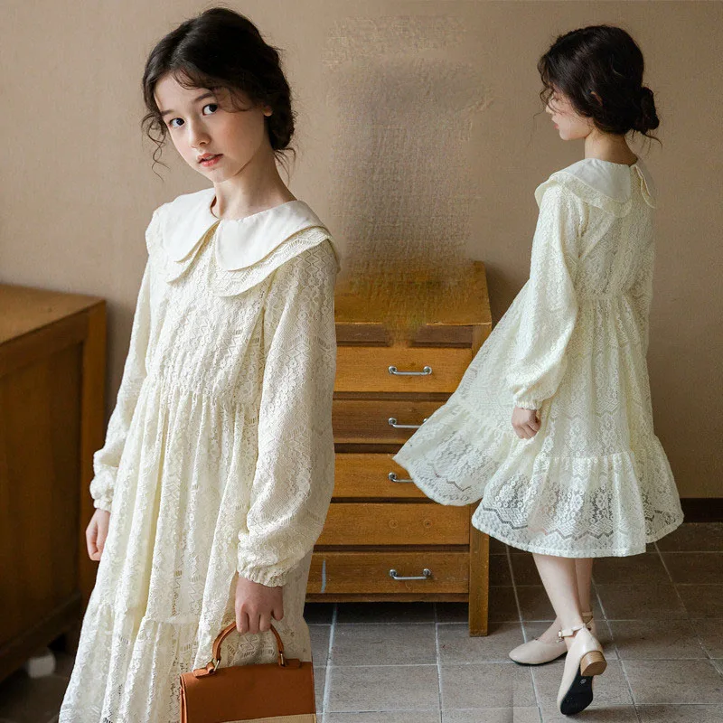 Girls Dress Spring and Autumn Dress Little Girl Long Sleeve Lace children clothing Western Style birthday party Princess Dresses
Girls Dress Spring and Autumn Dress Little Girl Long Sleeve Lace children clothing Western Style birthday party Princess Dresses