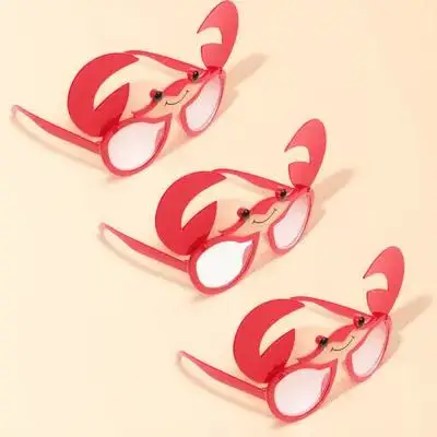 3pcs Crab Eyeglasses Funny Hawaiian Party Glasses Tropical Beach Photo Props Kids Adult Costume Summer Luau Gathering Novelty
3pcs Crab Eyeglasses Funny Hawaiian Party Glasses Tropical Beach Photo Props Kids Adult Costume Summer Luau Gathering Novelty
