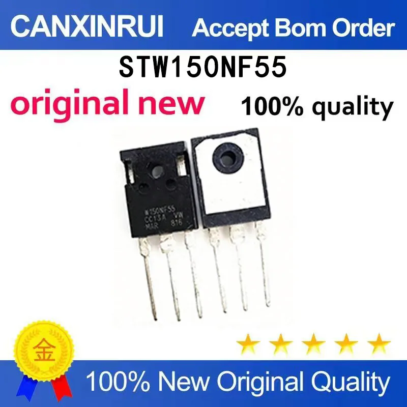 (5-100 pieces)Brand new original STW150NF55 55V 120A package TO-247 field-effect transistor
(5-100 pieces)Brand new original STW150NF55 55V 120A package TO-247 field-effect transistor