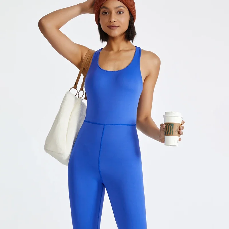 Yoga Jumpsuit Sports Overalls Women's Sleeveless Workout Romper Gym Wear Two Piece Set Womens Tracksuit Female Fitness Suits
Yoga Jumpsuit Sports Overalls Women's Sleeveless Workout Romper Gym Wear Two Piece Set Womens Tracksuit Female Fitness Suits