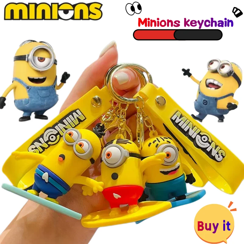 Despicable Me Minions Kevin Dave Stuart Bob Keychain Creative High-value Cartoon Doll Doll Model Student School Bag Car Pendant
Despicable Me Minions Kevin Dave Stuart Bob Keychain Creative High-value Cartoon Doll Doll Model Student School Bag Car Pendant