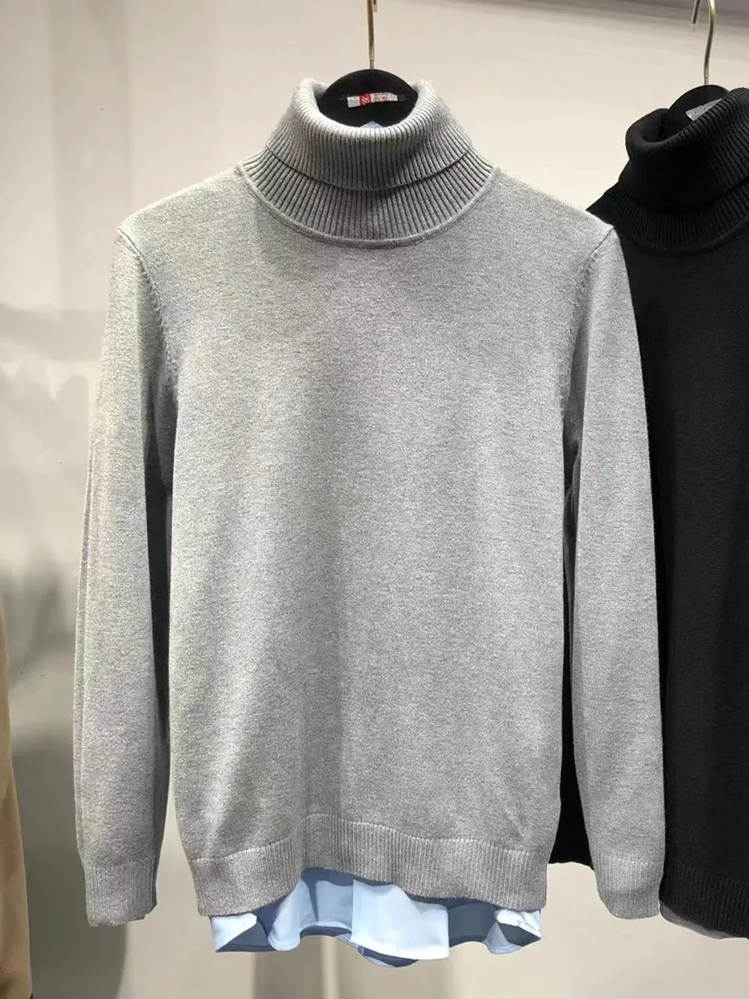 Modilo Men's High Ne Knitwear Wool Blend Casual Sle Pure Color Bla Sweater Autumn Winter Base Layer irt Comfortable Fit
Modilo Men's High Ne Knitwear Wool Blend Casual Sle Pure Color Bla Sweater Autumn Winter Base Layer irt Comfortable Fit