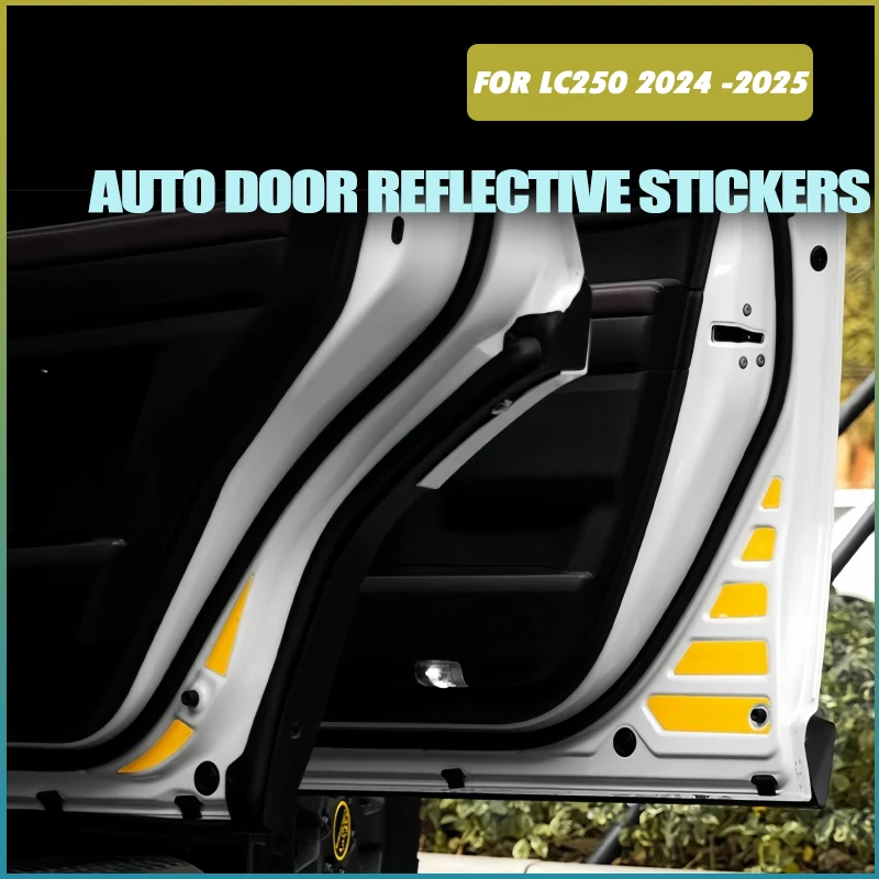 Auto Door Reflective Stickers Fit for Toyota Prado LC250 2024-2025 Modified Auto Four-door Warning Reflective Stickers
Auto Door Reflective Stickers Fit for Toyota Prado LC250 2024-2025 Modified Auto Four-door Warning Reflective Stickers
