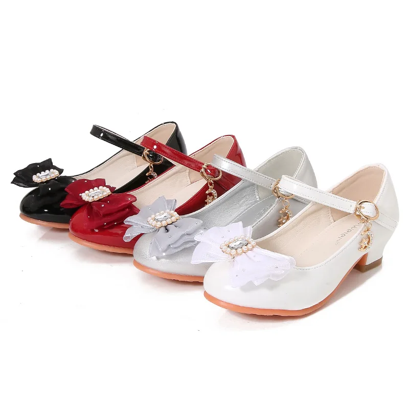 Kids'Casual Shoes Girls PU Leather Spring Fashion Sport Bow Outdoor High Heels Designer Anti-slip Black Silver Red White Shoes
Kids'Casual Shoes Girls PU Leather Spring Fashion Sport Bow Outdoor High Heels Designer Anti-slip Black Silver Red White Shoes