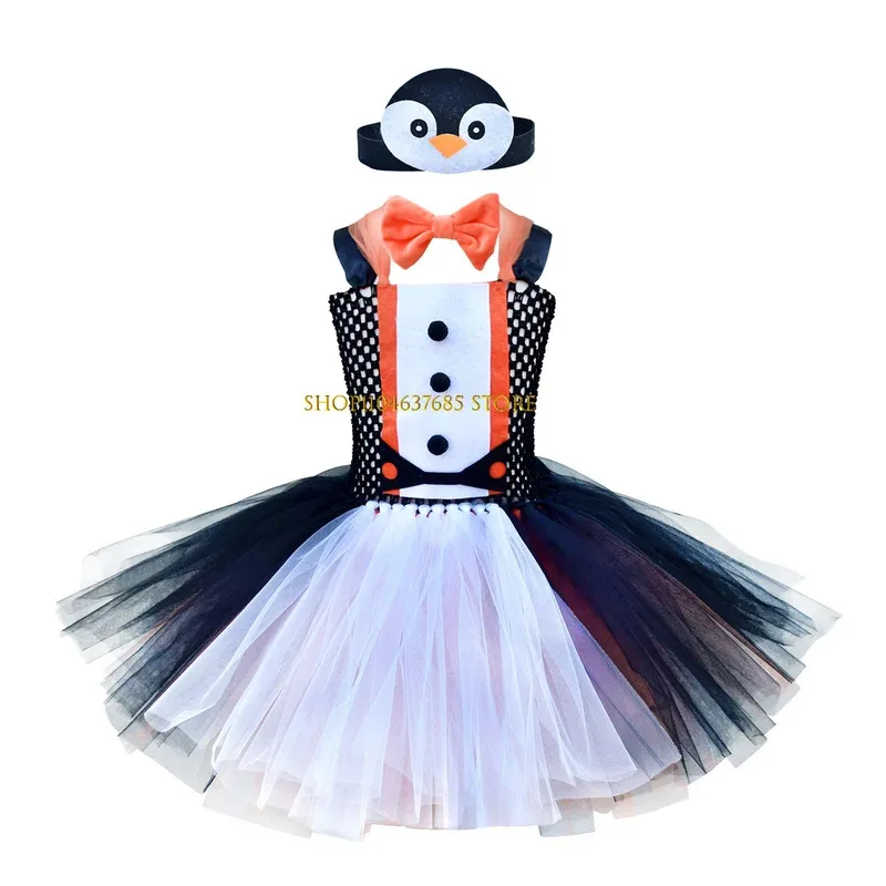 Animal Penguin Dress Role Play Children's Day Stage Story Meeting Dress Penguin Headband Prop Halloween Carnival Costume
Animal Penguin Dress Role Play Children's Day Stage Story Meeting Dress Penguin Headband Prop Halloween Carnival Costume