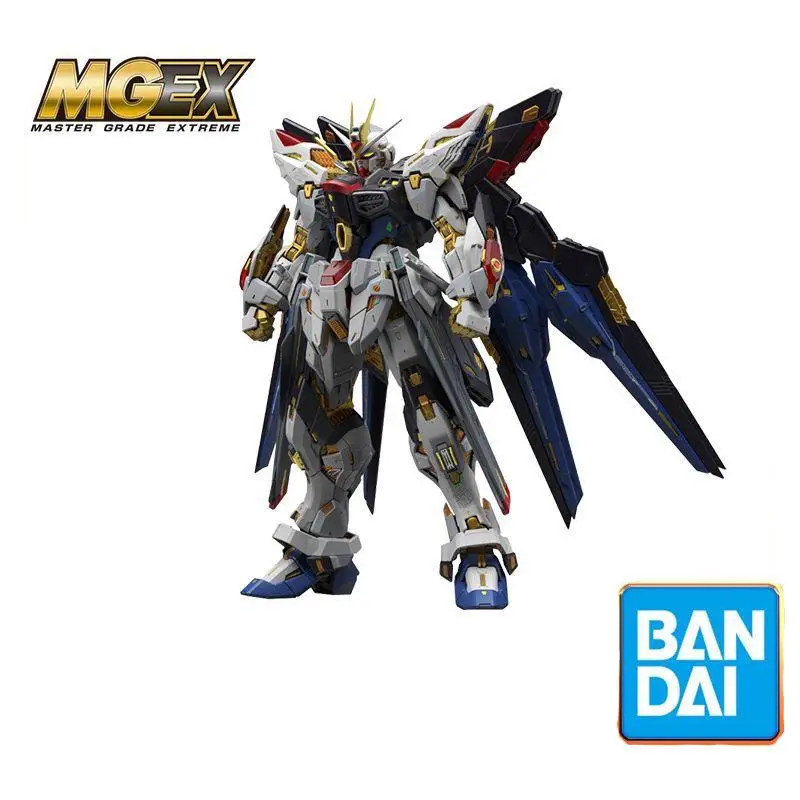 Bandai Mgex Strike Freedom Gundam 1/100 Action Figures Assemble The Model Desktop Decoration Model for Fans Collectible Toys
Bandai Mgex Strike Freedom Gundam 1/100 Action Figures Assemble The Model Desktop Decoration Model for Fans Collectible Toys