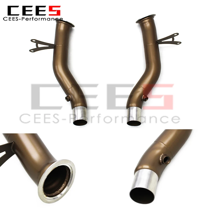 cees Stainless Steel Ceramic Insulation Downpipe for Ferrari 458 4.5 2013-2016 Exhaust Free Flow Downpipe System Straight Pipe
cees Stainless Steel Ceramic Insulation Downpipe for Ferrari 458 4.5 2013-2016 Exhaust Free Flow Downpipe System Straight Pipe