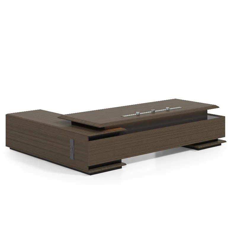 #Durable Convertible Wooden Panel Executive Office Desk Modern Luxury High-End Boss Table Water Resistant Finish
#Durable Convertible Wooden Panel Executive Office Desk Modern Luxury High-End Boss Table Water Resistant Finish