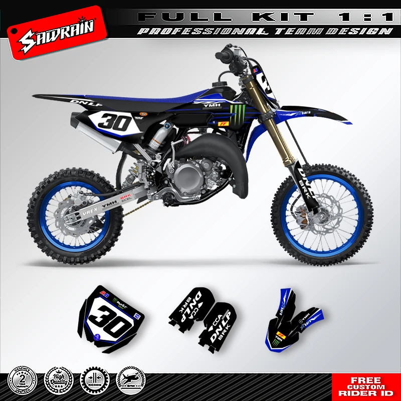 Комплект графических наклеек Sawrain Racing для Yamaha YZ65 YZ 65 2018 2019 2020 2021 2022 2023 007
Комплект графических наклеек Sawrain Racing для Yamaha YZ65 YZ 65 2018 2019 2020 2021 2022 2023 007