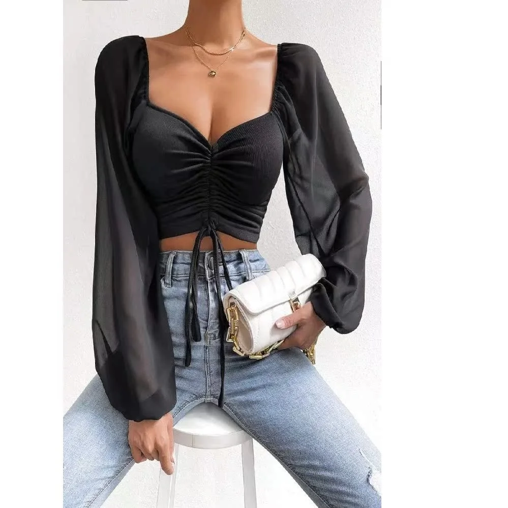 Cleanfit Sle 2023, женские топы Puff Sve, сексуальные облегающие летние топы irt, тонкие ор Sve, женская ткань из полиэстера
Cleanfit Sle 2023, женские топы Puff Sve, сексуальные облегающие летние топы irt, тонкие ор Sve, женская ткань из полиэстера