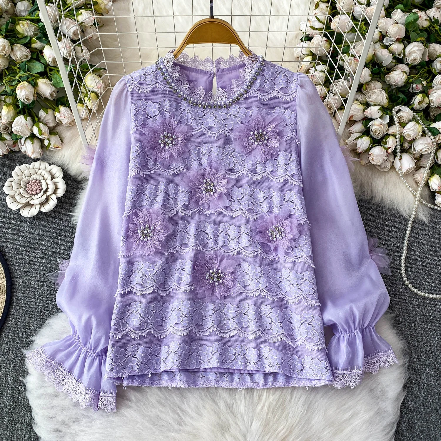 Тяжелая вышивка, кружево, 3D бусины, круглые, Ne irt, женский летний модный антивозрастной топ для похудения, корейский свободный крой
Тяжелая вышивка, кружево, 3D бусины, круглые, Ne irt, женский летний модный антивозрастной топ для похудения, корейский свободный крой